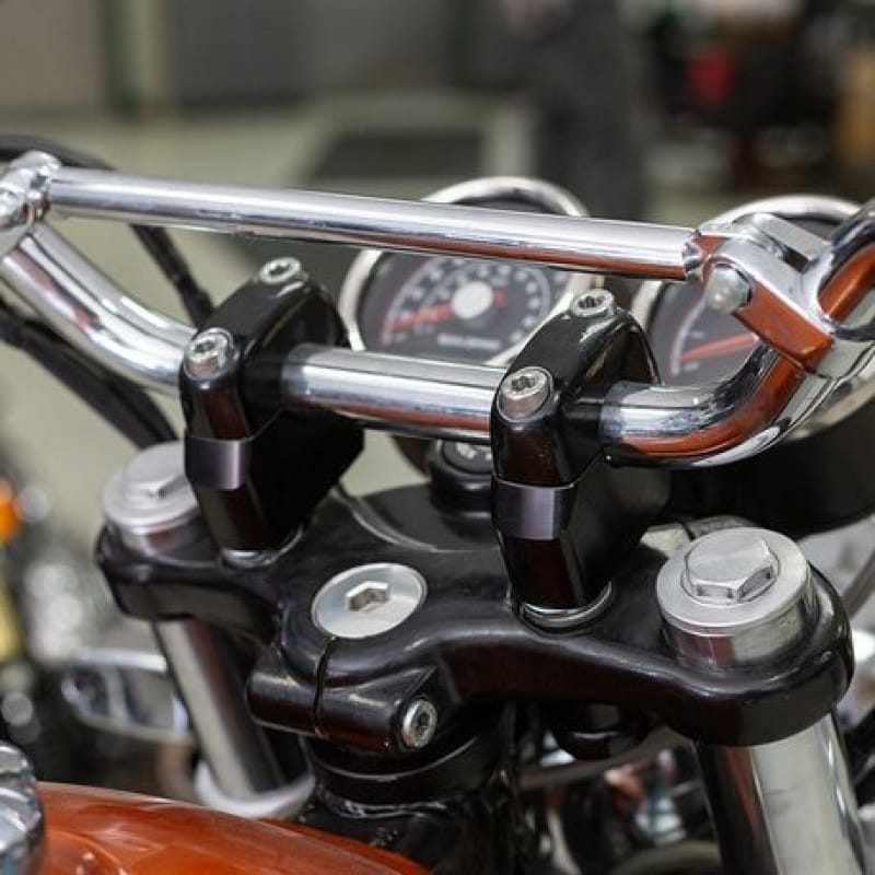 S&S Cycle — S&S Cycle Royal Enfield INT 650 Twins Handlebar Adjuster Kit