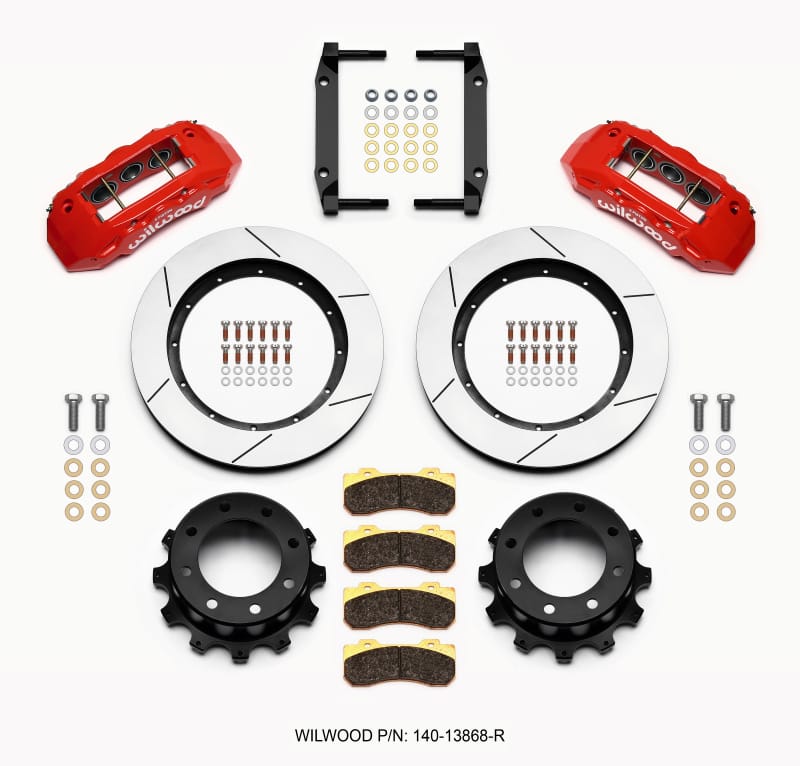 Wilwood — KIT,REAR,FORD,F250/F350,4WD,2005-2012 TX6R,15.50 ROTOR,RED