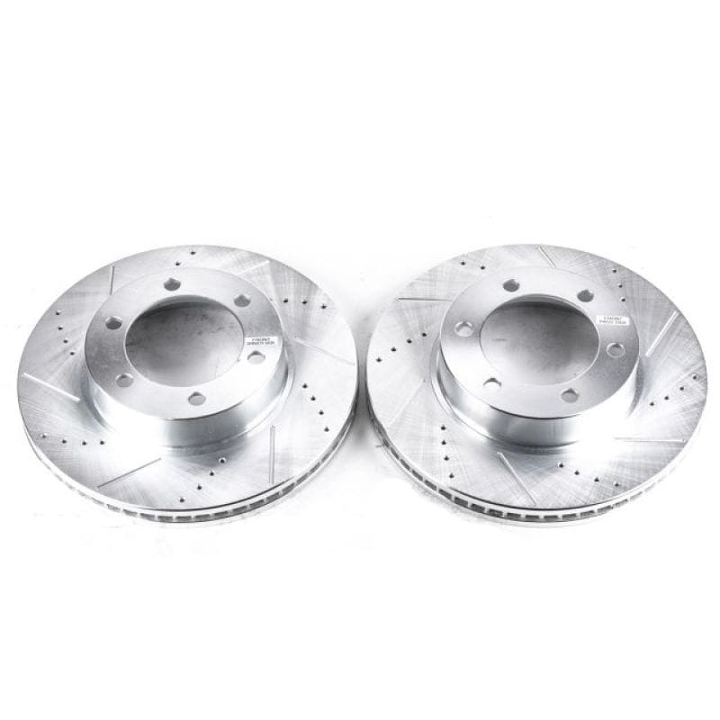 PowerStop — PowerStop Evolution Performance Drilled, Slotted & Plated Brake Rotor Pair