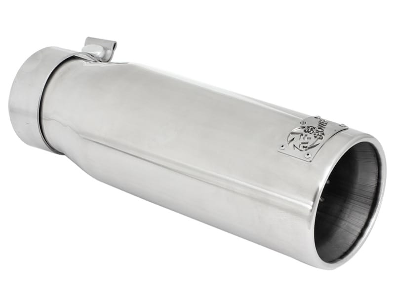 aFe — MACH Force-Xp 304 Stainless Steel Clamp-on Exhaust Tip Polished
