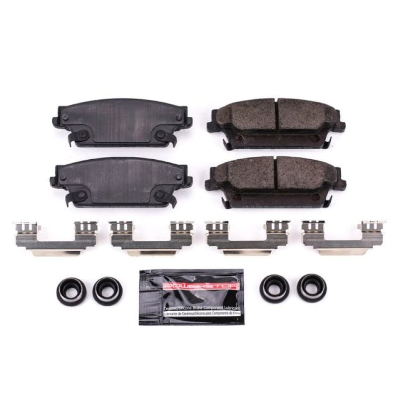 PowerStop — PowerStop - Z23 Daily Driver Carbon-Fiber Ceramic Brake Pads with Hardware Kit