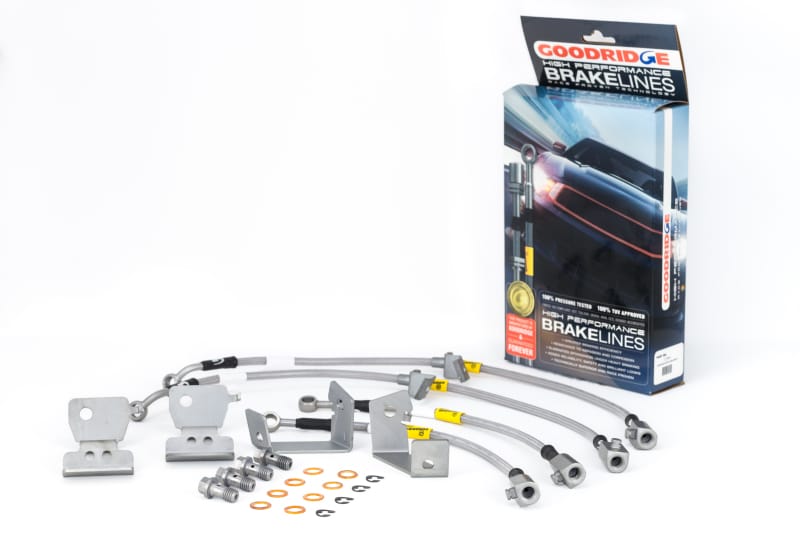 Goodridge — G-STOP SS Braided Brake Line Kit