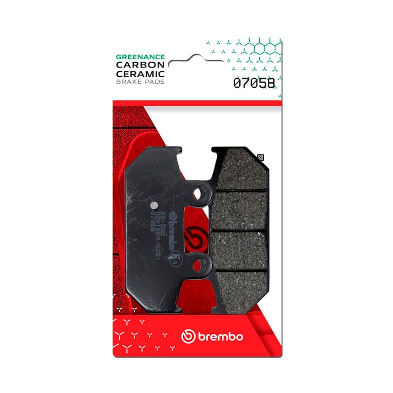 Brembo OE Powersports — Brembo OE Suzuki An Burgman Carbon Ceramic Brake Pad - Rear