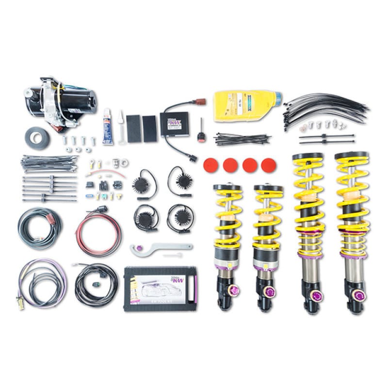 KW — Adjustable Coilover Suspension with Hydraulic Front Axle Noselift System
KW COILOVER KIT V4 + HLS2  - 3A72520C