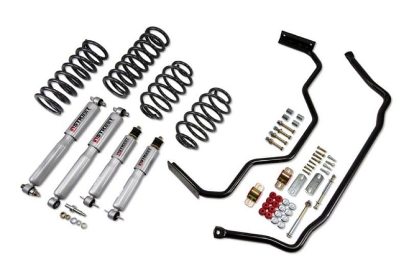 Belltech — Complete Kit Inc Front and Rear Springs, Street Performance Shocks & Sway bars
MUSCLE CAR PERFORMANCE KIT - 1731