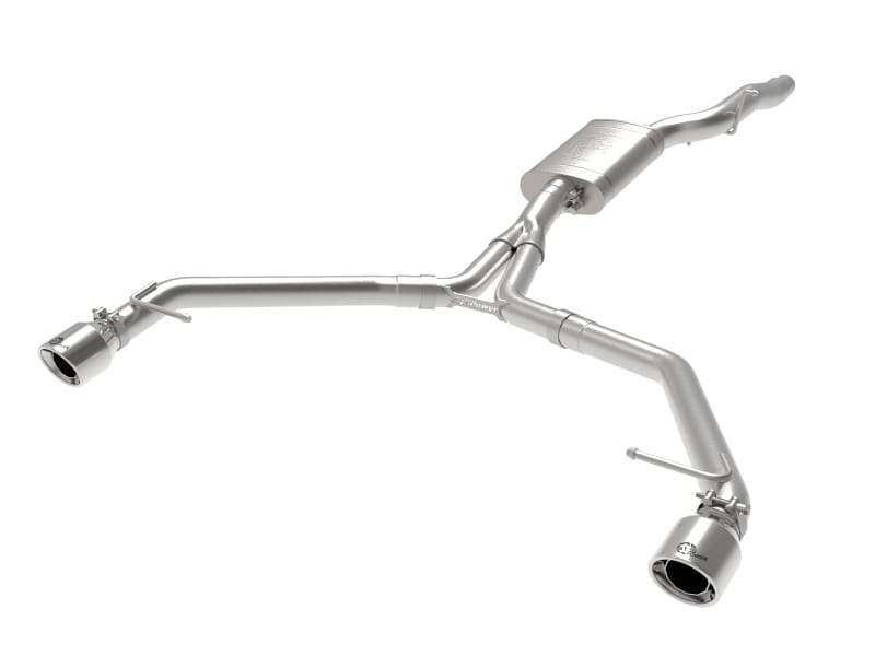 aFe — MACH Force-Xp 3 to 2-1/2 IN Stainless Steel Axle-Back Exhaust w/Polished Tip