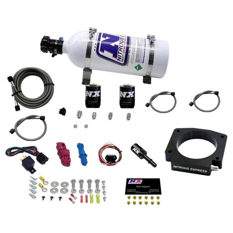 Nitrous Express — NITROUS PLATE SYSTEM- GT350 5.2L - 5LB BOTTLE
Nitrous Oxide Injection System Kit