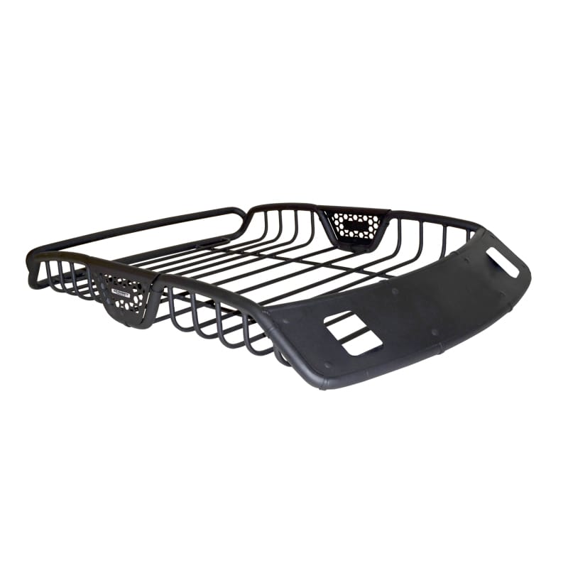 Go Rhino — SR20 Tubular Steel Roof Rack With 2x Light Mount Openings - 48" Long
