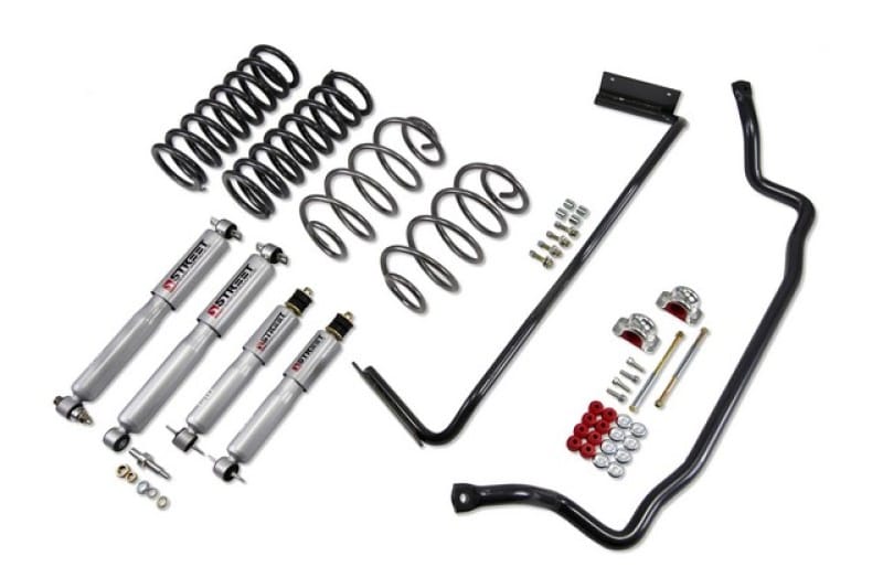 Belltech — Complete Kit Inc Front and Rear Springs, Street Performance Shocks & Sway bars
MUSCLE CAR PERFORMANCE KIT - 1732