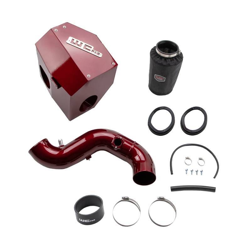 Wehrli — Intake Kit, 4in., for 13-18 Cummins 6.7L, WCFab Red