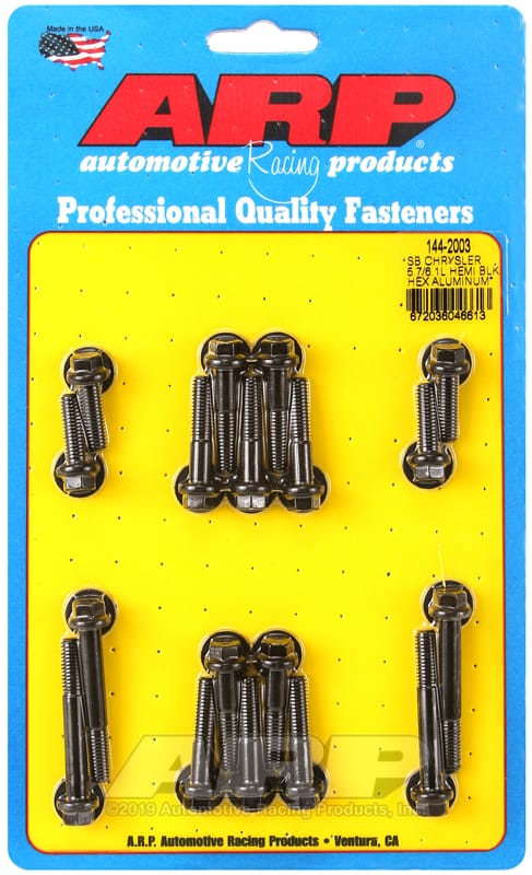 ARP — ARP Small Block Chrysler 5.7/6.1L Hemi Hex Aluminum Intake Manifold Bolt Kit