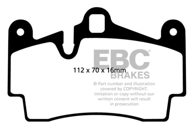 EBC — Redstuff Ceramic Low Dust Brake Pads