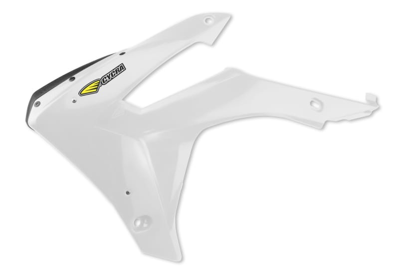 Cycra — Cycra 14-17 Honda CRF250R Powerflow Radiator Shrouds - Factory Ed. White