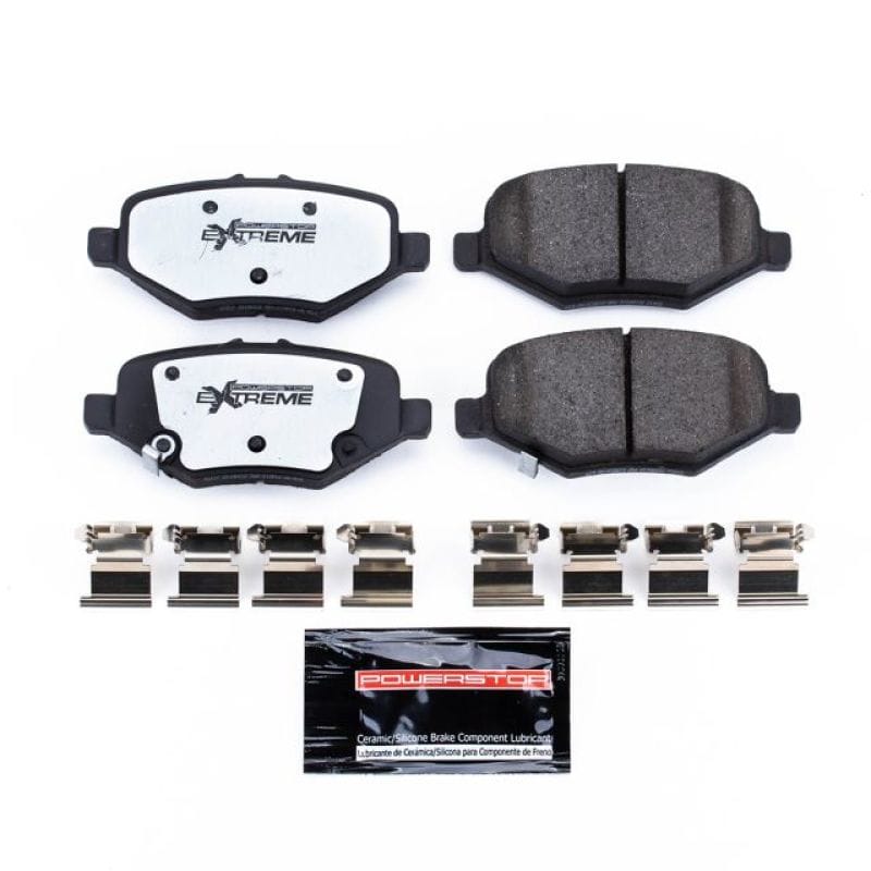 PowerStop — PowerStop - Z36 Truck and SUV Carbon-Fiber Ceramic Brake Pads with Hardware Kit