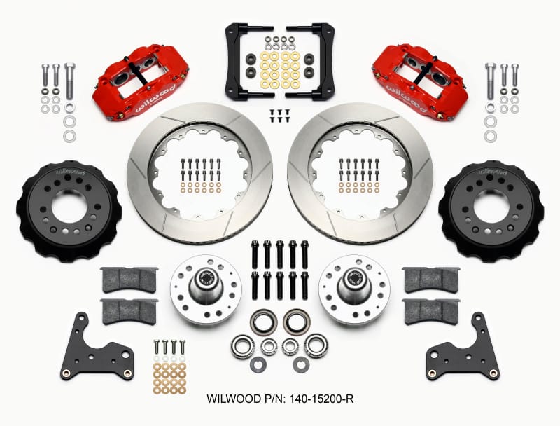 Wilwood — KIT,FRONT,MOPAR,C-BODY,DRUM,FNSL6R,14.00 ROTOR,RED