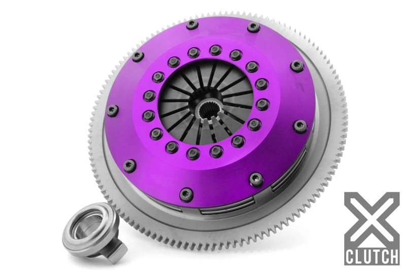 XCLUTCH — Clutch Kit Inc Chromoly Flywheel; 8" Twin Sprung Ceramic Clutch Discs