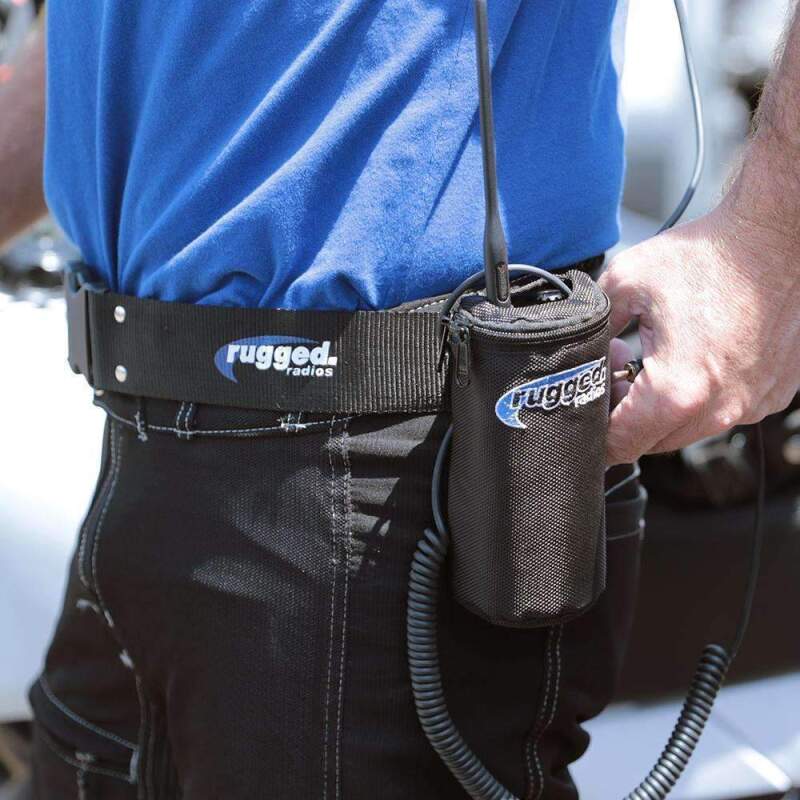 Rugged Radios — Rugged Radios Comm Belt/Bag Combo for Moto & Circle Track Racing Extra Large - Fits Waists Up to 60
