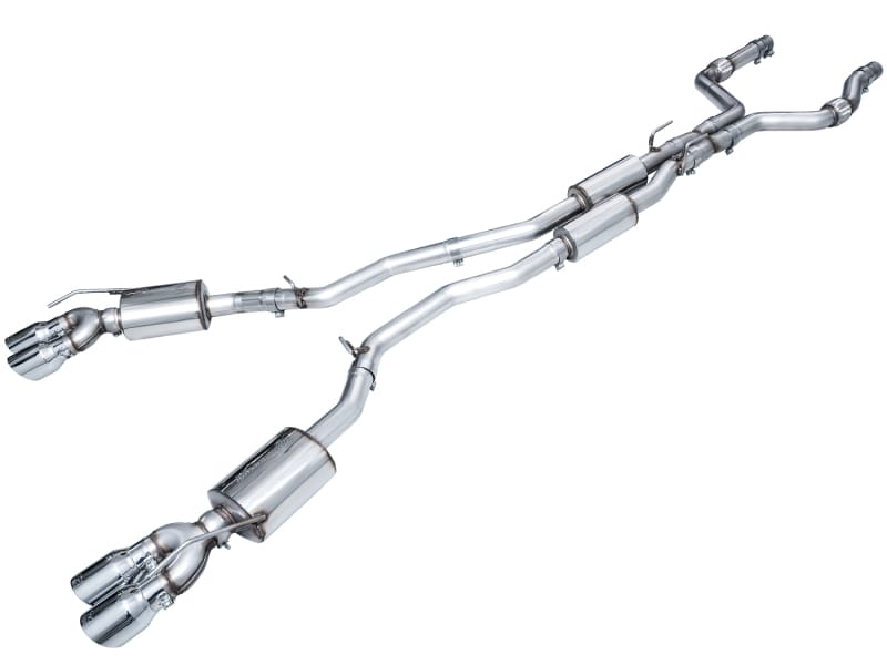 AWE Tuning — AWE Touring Edition Exhaust for Ford Explorer ST - Chrome Silver Tips
