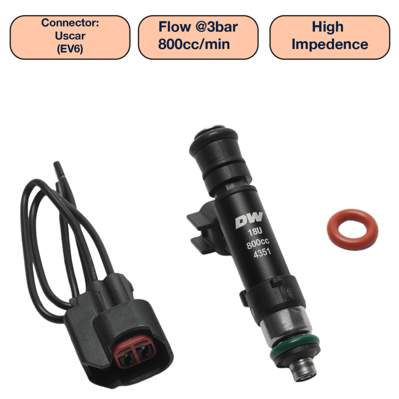 DeatschWerks — 800cc - 60mm Universal EV14 Long