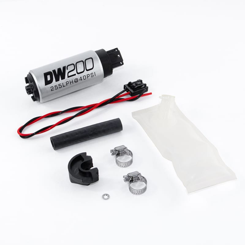 DeatschWerks — 255lph in-tank fuel pump w/ 9-1024 install kit
DW200 Fuel pump for S14/S15 and R33/34 non-GTR