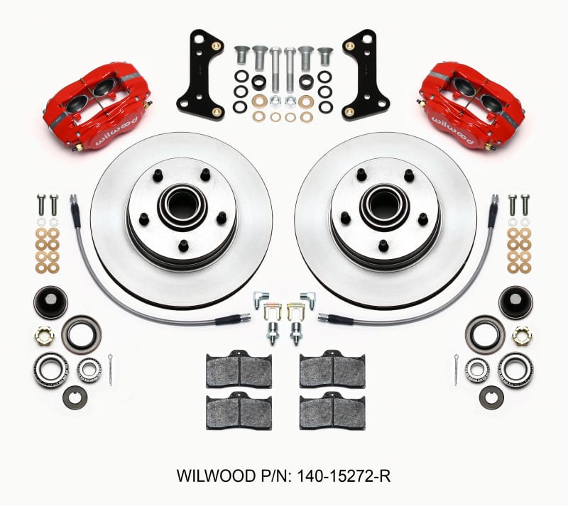 Wilwood — KIT,FRONT,CAMARO,67-69,NOVA,64-72,11.00 HUB/ROTOR,RED,W/LINES