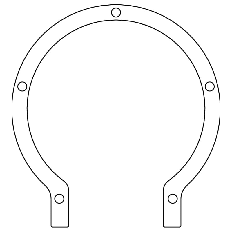 Cometic Gasket — Ford 59A Flathead V8 Timing Cover Gasket