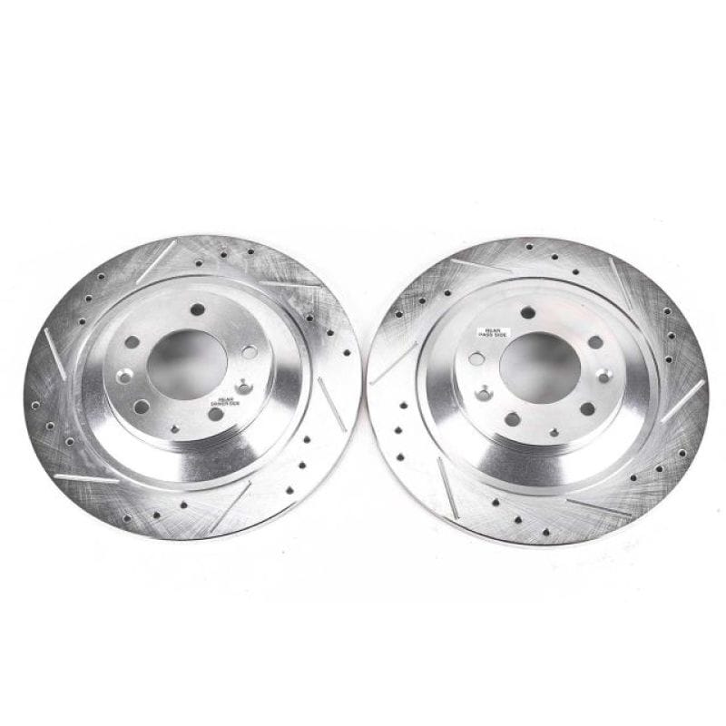 PowerStop — PowerStop Evolution Performance Drilled, Slotted & Plated Brake Rotor Pair