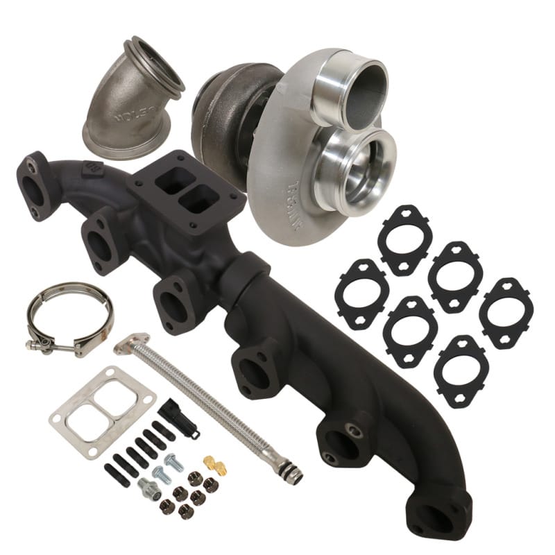 BD Diesel — BD Iron Horn 5.9L Cummins Turbo Kit S364SXE/76 0.91AR Dodge 2003-2007
Iron Horn Turbocharger Kit