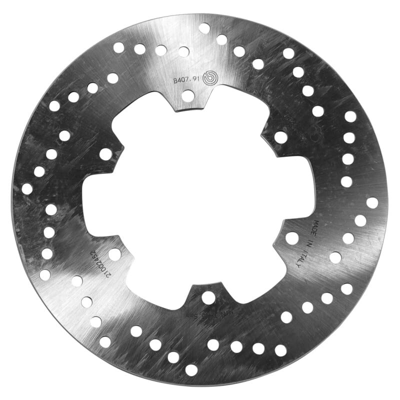 Brembo OE Powersports — Brembo OE 00-03 Italjet Jupiter 250CC/03-20 Yamaha Teos 150CC 245x4mm Brake Disc - Front Fixed