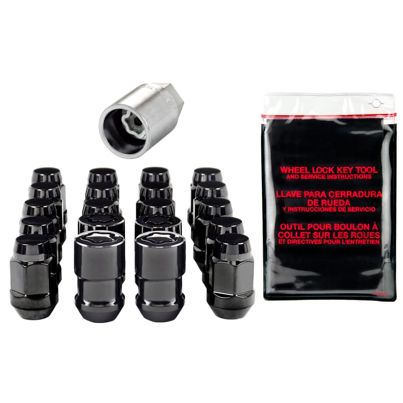 McGard — Cone Seat Exposed Style Wheel Installation Kit-Black