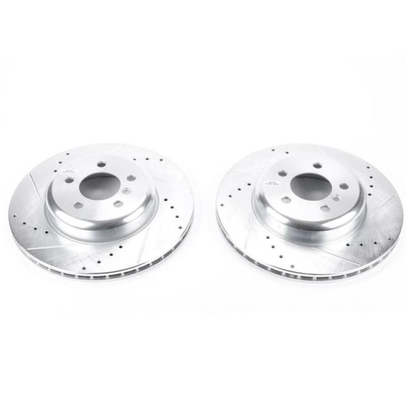 PowerStop — PowerStop Evolution Performance Drilled, Slotted & Plated Brake Rotor Pair