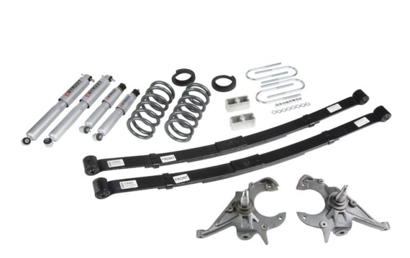 Belltech — Front And Rear Complete Kit W/ Street Performance Shocks
LOWERING KIT W/ STREET PERFORMANCE SHOCKS - 633SP