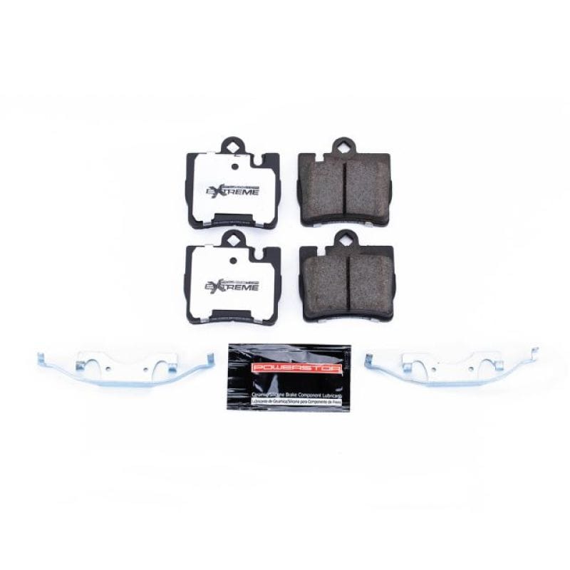 PowerStop — PowerStop - Z26 Performance Carbon-Fiber Ceramic Brake Pads with Hardware Kit