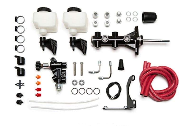 Wilwood — KIT,M/C,REMOTE,TANDEM,1.12,W/PUSHROD W/P-VALVE,BLACK