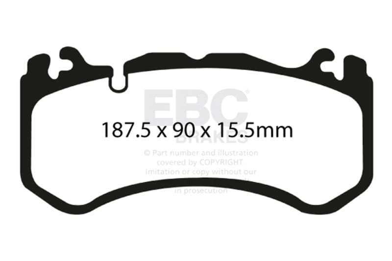 EBC — Redstuff Ceramic Low Dust Brake Pads