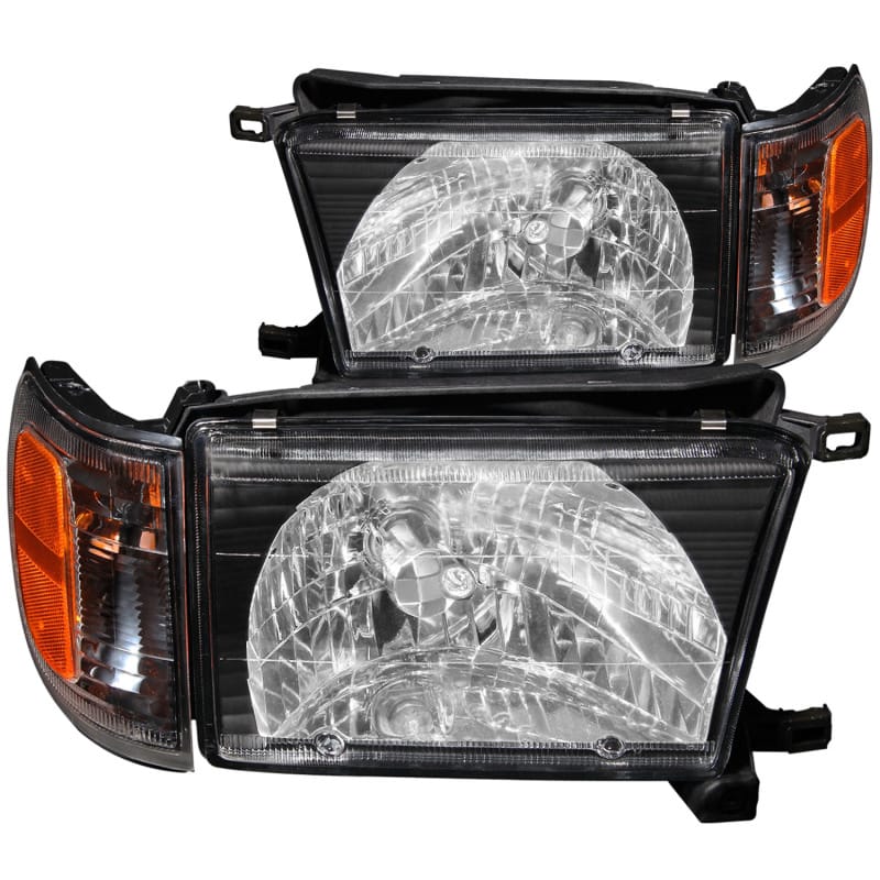ANZO — ANZO 1999-2002 Toyota 4Runner Crystal Headlights Black
Head Light Set
HdLtSet