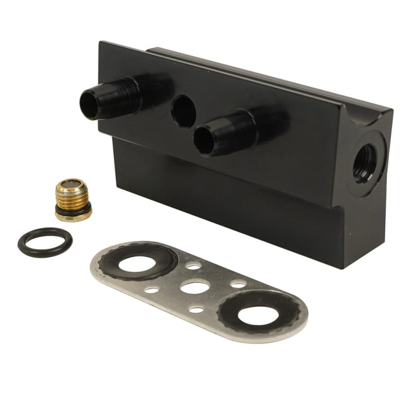 BD Diesel — COOLER BYPASS DELETE CHEVY SILVERADO/GMC SIERRA 1500 8L90 2019-2023
Transmission Oil Cooler Bypass Tube Eliminator Kit