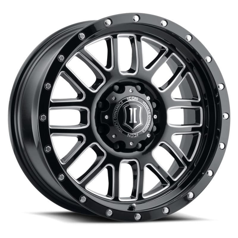 ICON — ICON ALLOYS ALPHA GLS BLK MILL WIN - 20 x 9 / 5 x 150 / 16MM / 5.625" BS