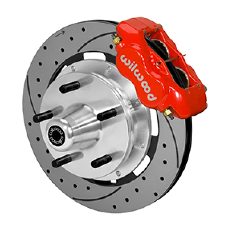 Wilwood — KIT,FRONT,WWE PRO SPINDLE,FDLI,5x5.00 HUB,12.19 ROTOR,DRILLED,RED