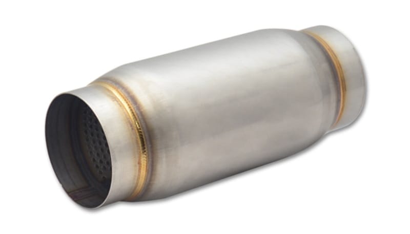 Vibrant — Stainless Steel Race Muffler, 3" inlet/outlet x 9" long
Race Muffler, 3" Inside Diameter x 9" OAL
Race Muffler