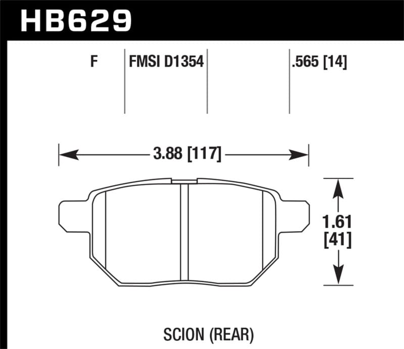 Hawk Performance — HPS 5.0 Disc Brake Pad