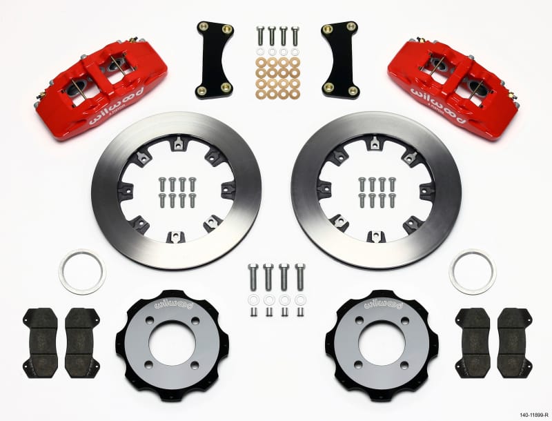 Wilwood — KIT,FRONT,FORD FIESTA,2011-UP,12.19x.81 FRONT MT,RED