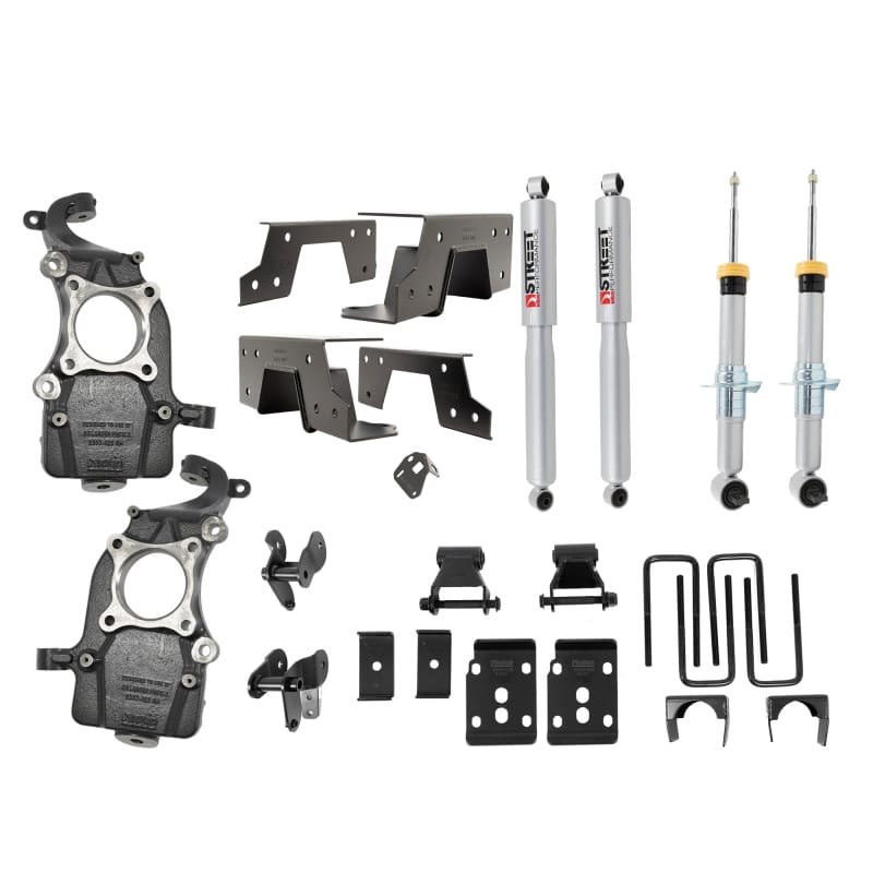 Belltech — Front And Rear Complete Kit W/ Street Performance Struts/Shocks
LOWERING KIT W/ STREET PERFORMANCE STRUTS/SHOCKS - 1051SP