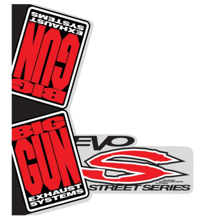 Big Gun — Big Gun EVO S Muffler Wrap Decal