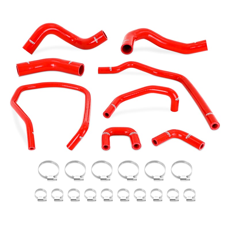 Mishimoto — Silicone Radiator & Heater Hose Kit, Red, fits Nissan Titan 5.6L 2004-2014
