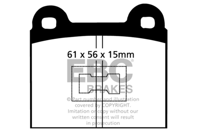 EBC — Ultimax OEM Replacement Brake Pads