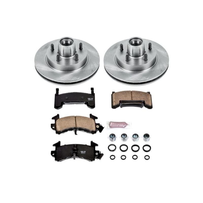 PowerStop — OE Stock Replacement Low-Dust Ceramic Brake Pad and Rotor Kit