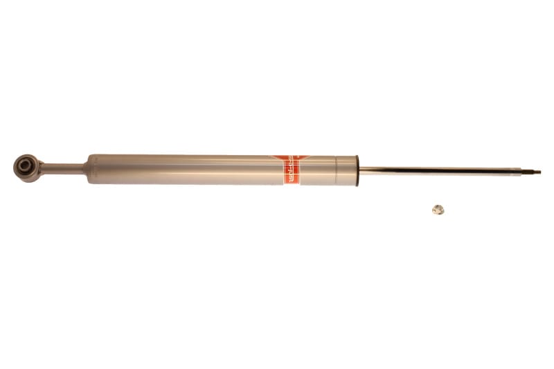 KYB — The KYB Gas-a-just monotube shock absorber has additional performance advantages over the traditional twin-tube design: It can instantly, automatically adjust to your performance needs and never experiences fade due to aeration. The KYB Gas-a-just has two separate working chambers: An air-free hydraulic piston and valve area for responsiveness and control, and a second high-pressure nitrogen gas area with a floating piston that provides a comfortable ride during normal driving and adds instant p
High Pressure Monotube Gas Shock