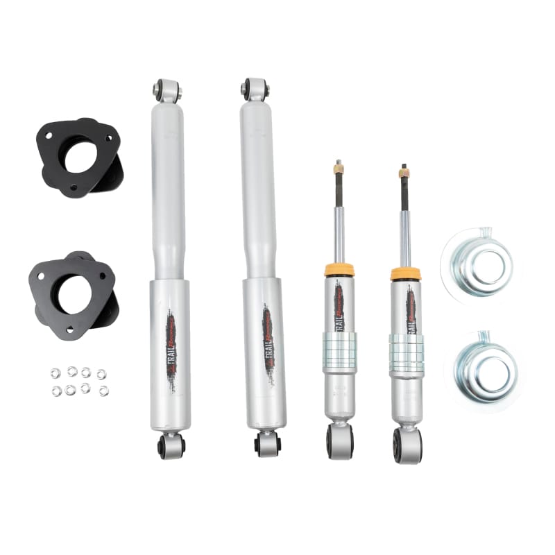 Belltech — 2.5 INCH LEVELING KIT | STRUT SPACERS W/ TRAIL PERFORMANCE SHOCKS - 1029SP
2" Strut Spacer Inc. Front and Rear Trail Performance Struts/Shocks