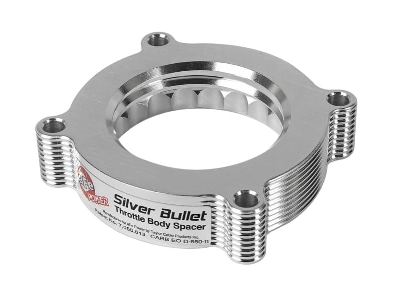 aFe — Silver Bullet Throttle Body Spacer Kit
Silver Bullet Throttle Body Spacer